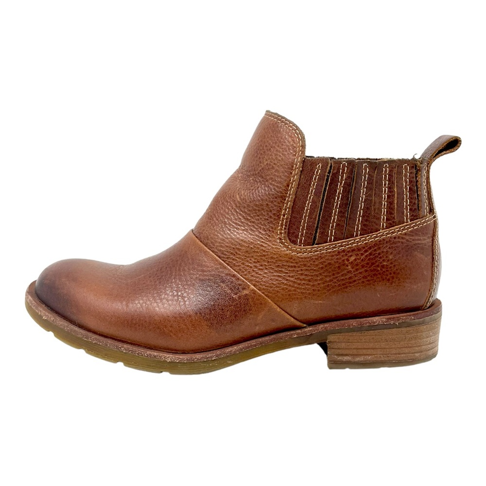 Sofft Bellis III Chelsea Boot Leather Elastic Sides Rubber Sole in Whiskey Sz 8